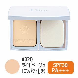 スノー ホワイト ピュア&パーフェクト ファンデーション(パクト付) #020(ライトベージュ) 8.5g