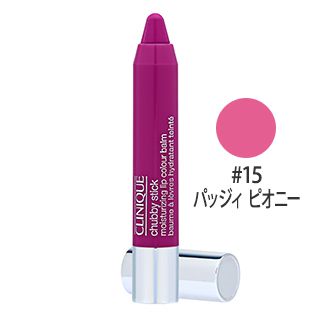 チャビー スティック モイスチャライジング リップ カラー バーム #15(パッジィ ピオニー) 3g