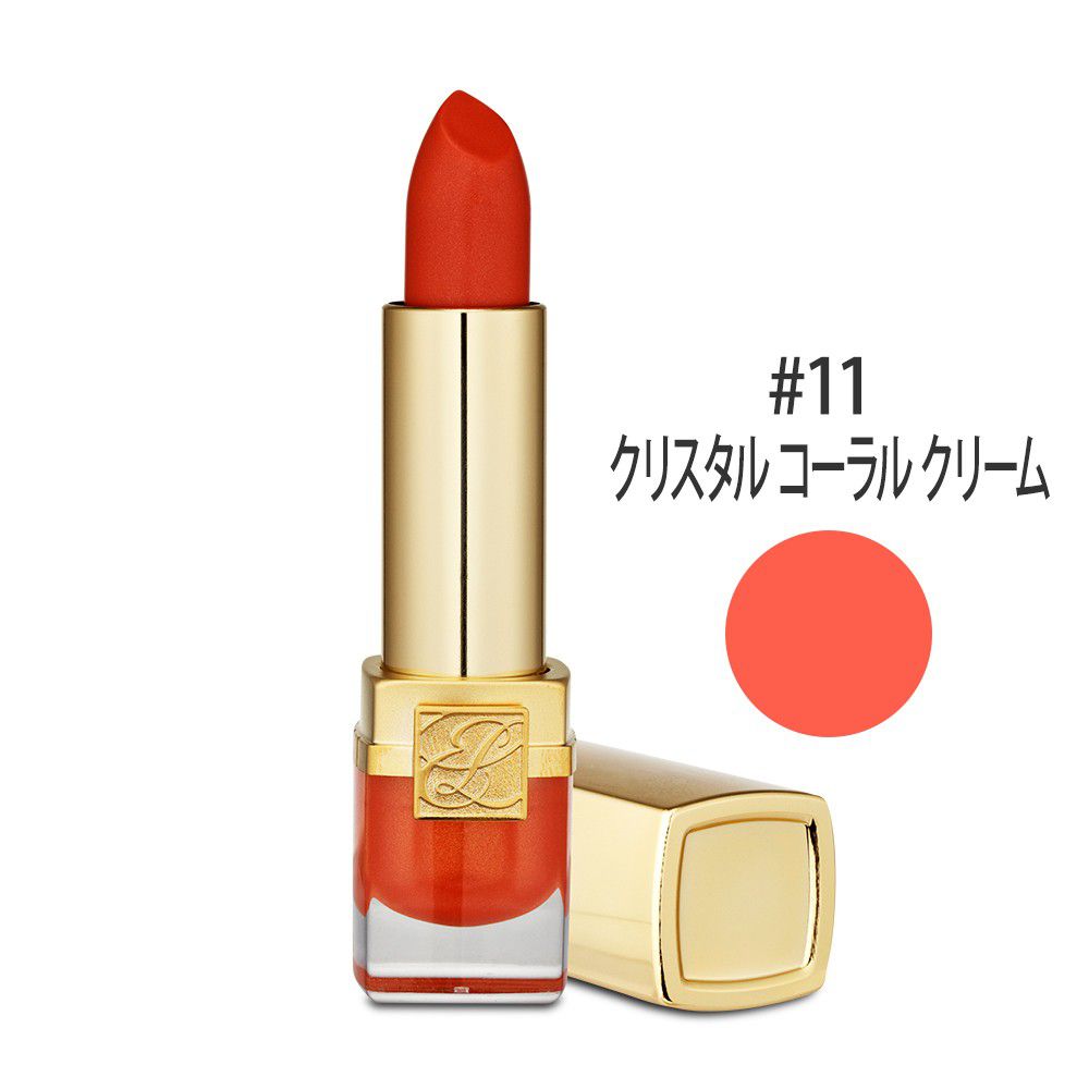 ピュア カラー クリスタル シアー リップスティック #11(クリスタル コーラル クリーム) 3.8g