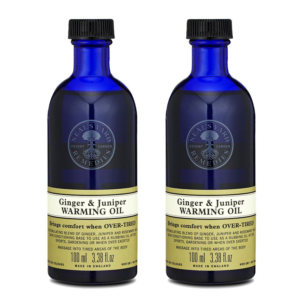 ジンジャー&ジュニパーウォーミングオイル 100ml×2本(合計200ml)