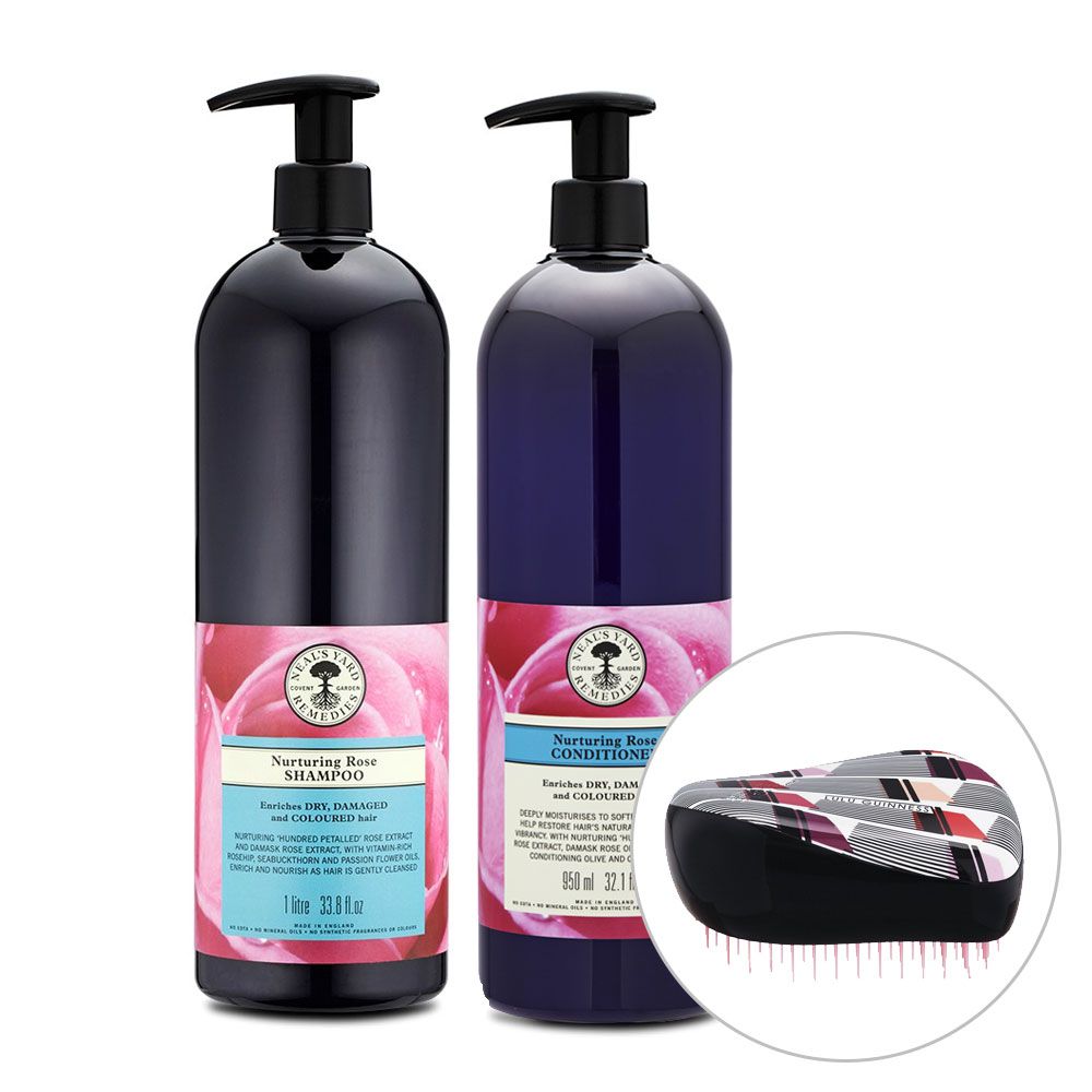 【プレゼント付・セット】ローズ シャンプー&ローズ コンディショナー<サロンサイズ> 1000ml+950ml