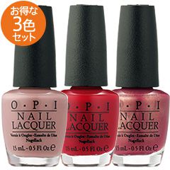 OPI ネイルラッカー 3色 Aセット 15ml x3