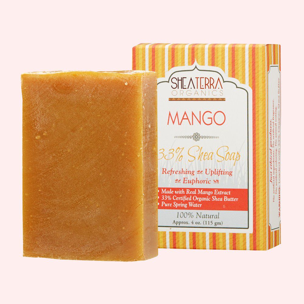 【特売品】33% シアバター ソープ(マンゴー) 115g