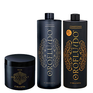 【セット】オロフルイド シャンプー+コンディショナー+マスク <ビッグサイズ> 各1000ml+500ml