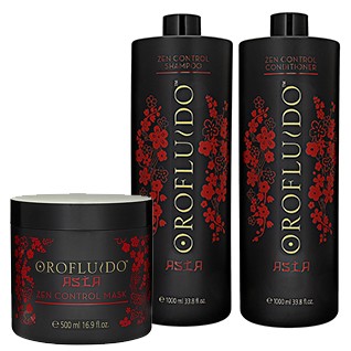 【セット】アジア ゼン コントロール シャンプー+コンディショナー+マスク<ビッグサイズ> 各1000ml+500ml