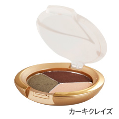 ピュアプレスト・アイシャドウ(トリプルカラー) (カーキクレイズ) 1.8g