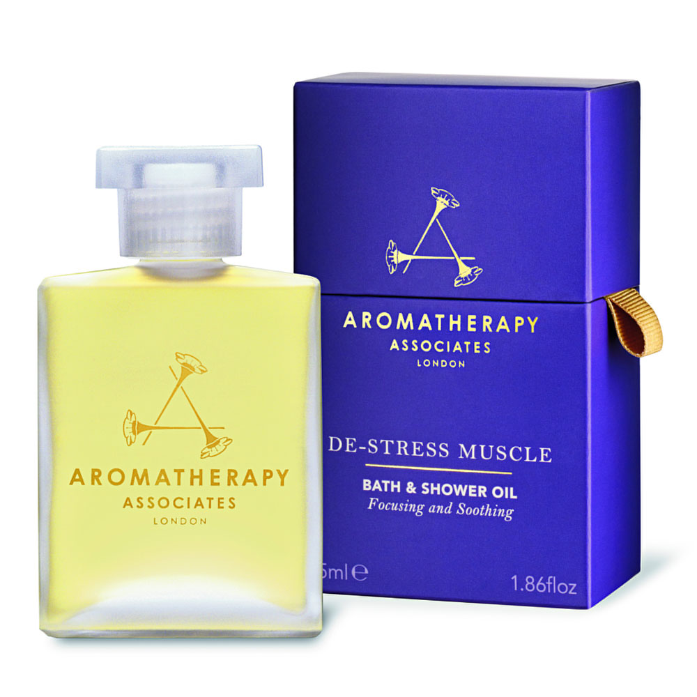 アロマセラピー　アソシエイツ　マッスル　バス＆シャワーオイル　55ml マッスル バスアンドシャワーオイル(55ml)｜Aromatherapy Associates