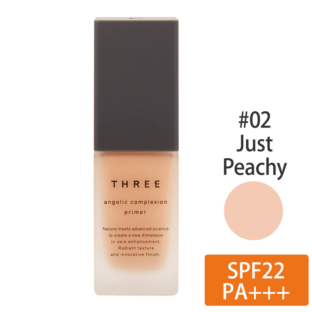 THREE アンジェリックコンプレクションプライマー #02(Just Peachy) 30g