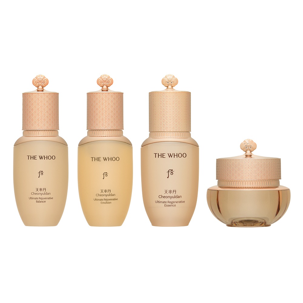 【新品未使用】THE WHOO ドフー 天氣丹 スペシャルセット 天率丹 (チョンユルダン) 4種 ギフトセット(Set)｜The History Of Whoo